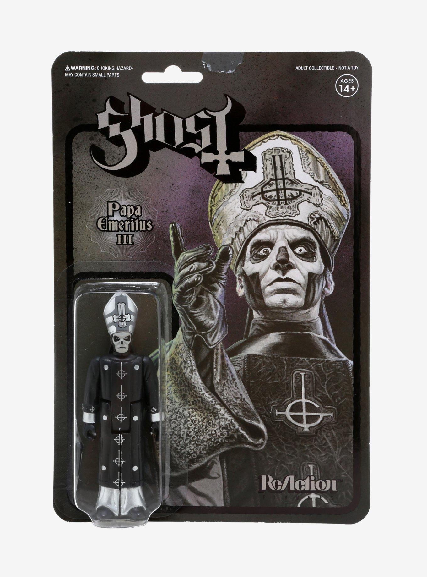 Super7 ReAction Ghost Papa Emeritus III (Black Series) Collection Action Figure, , alternate