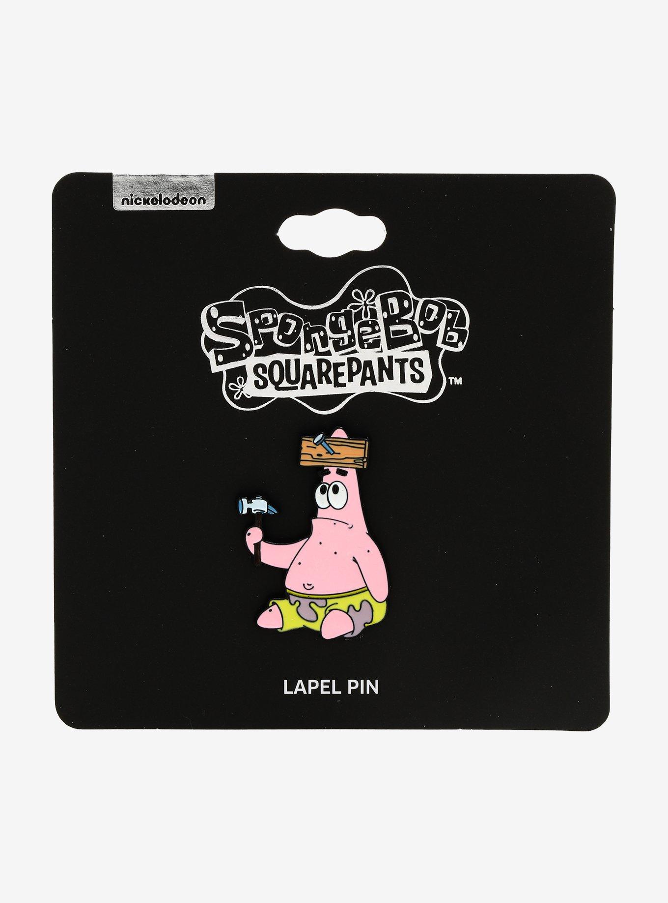 SpongeBob SquarePants Patrick Nail in Head Enamel Pin - BoxLunch Exclusive, , alternate