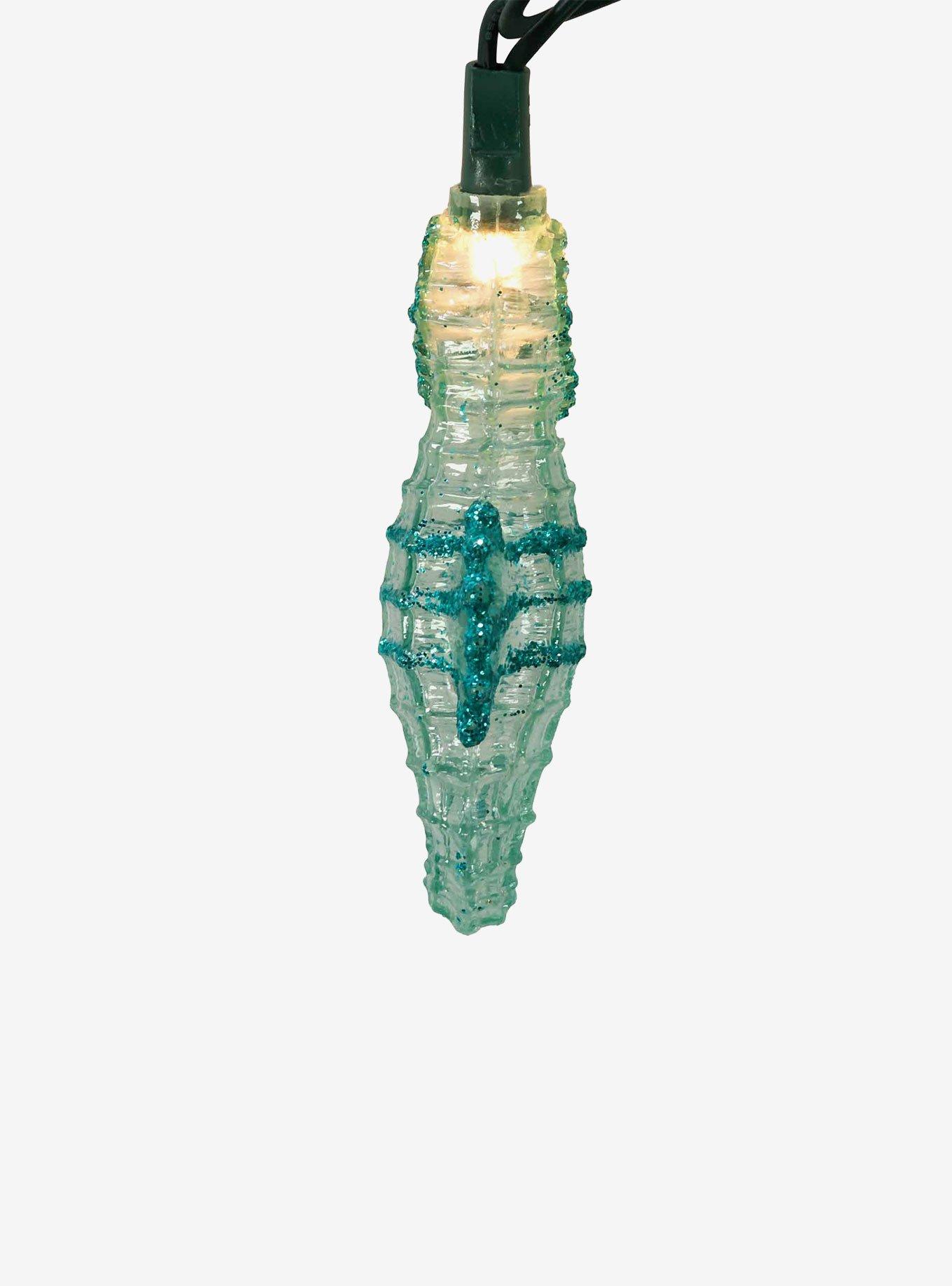 Glittered Seahorse Light Set, , alternate