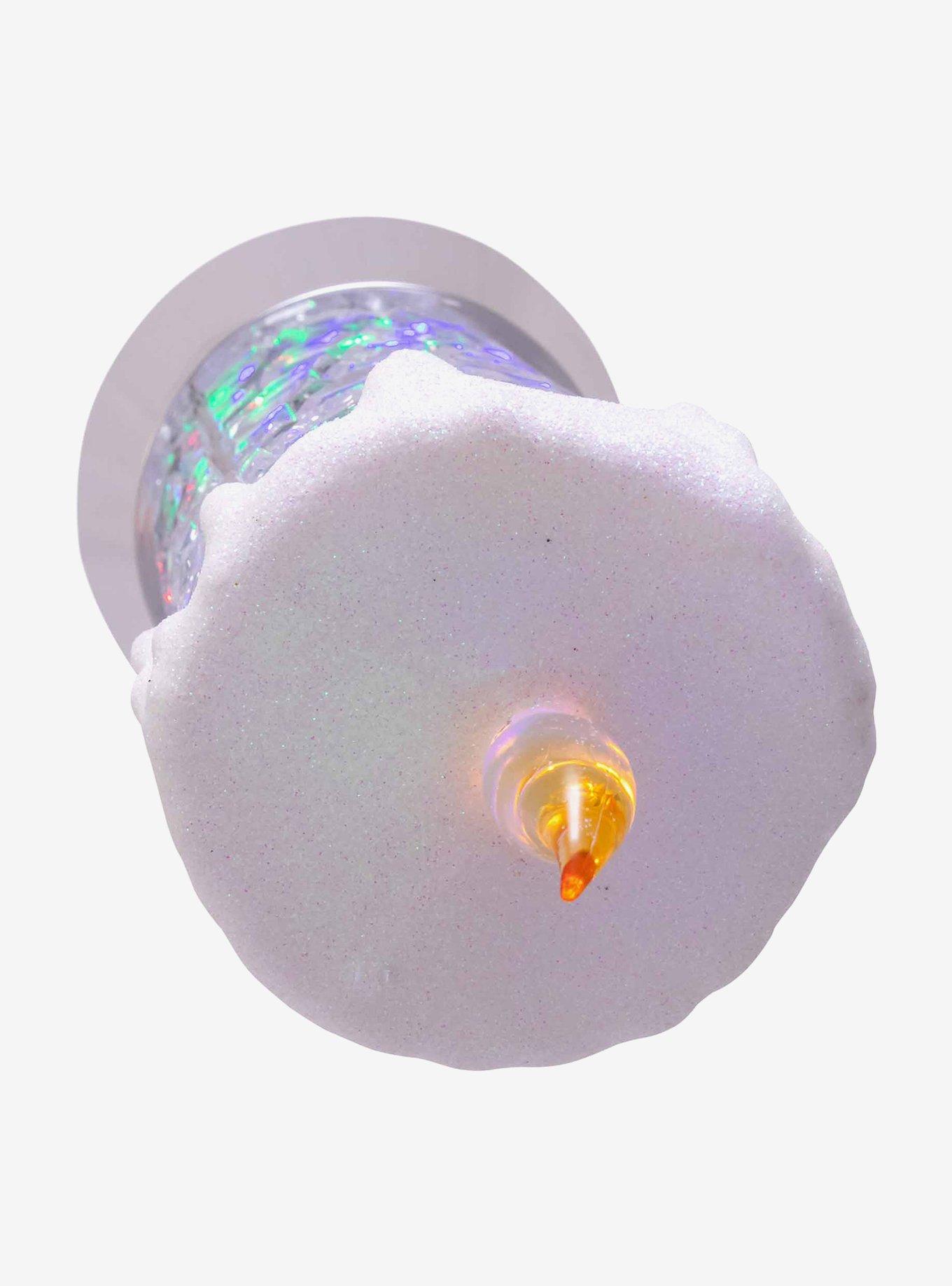 Color Changing Snowing Candle, , hi-res