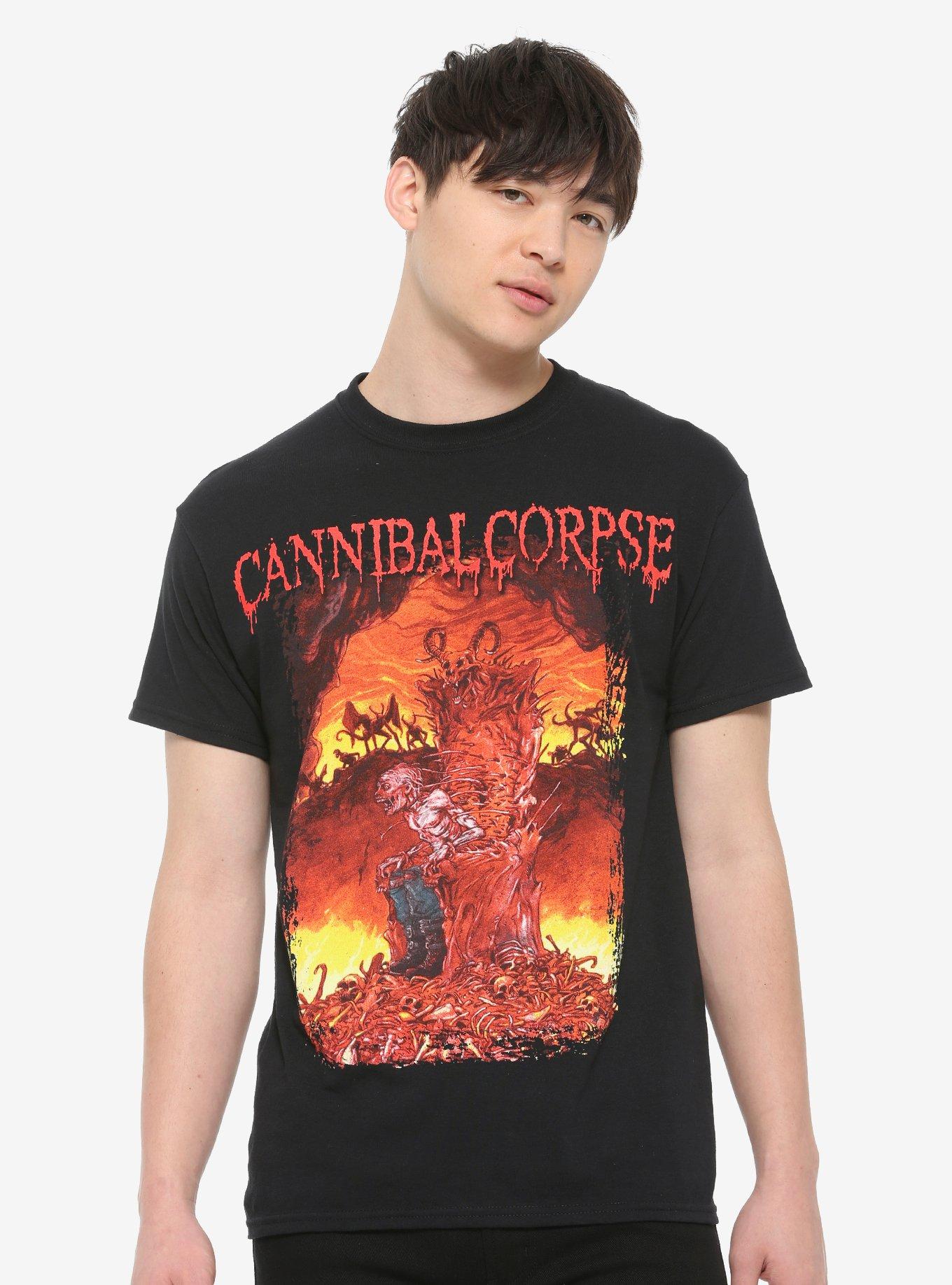 Cannibal Corpse Throne T-Shirt, BLACK, alternate