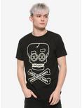 Dance Gavin Dance Robot Skull T-Shirt, BLACK, alternate
