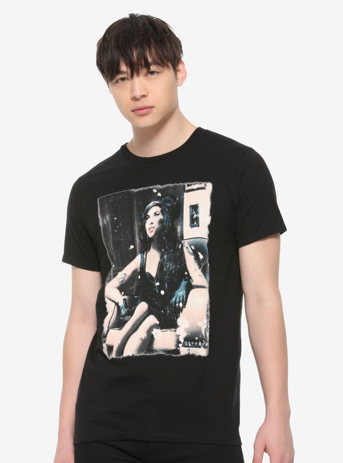 Amy Winehouse Photo T-Shirt, BLACK, alternate