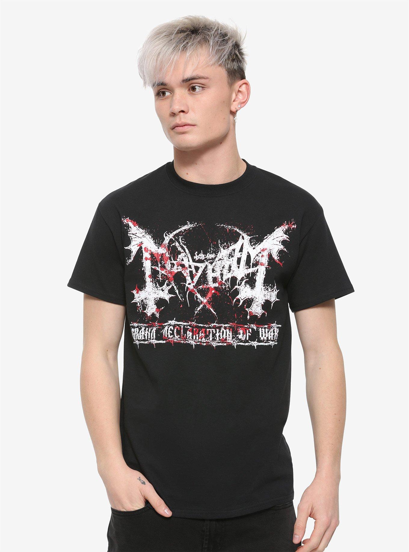 Mayhem Grand Declaration Of War T-Shirt, BLACK, alternate