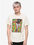 Bob Marley Rasta Soccer T-Shirt, WHITE, alternate