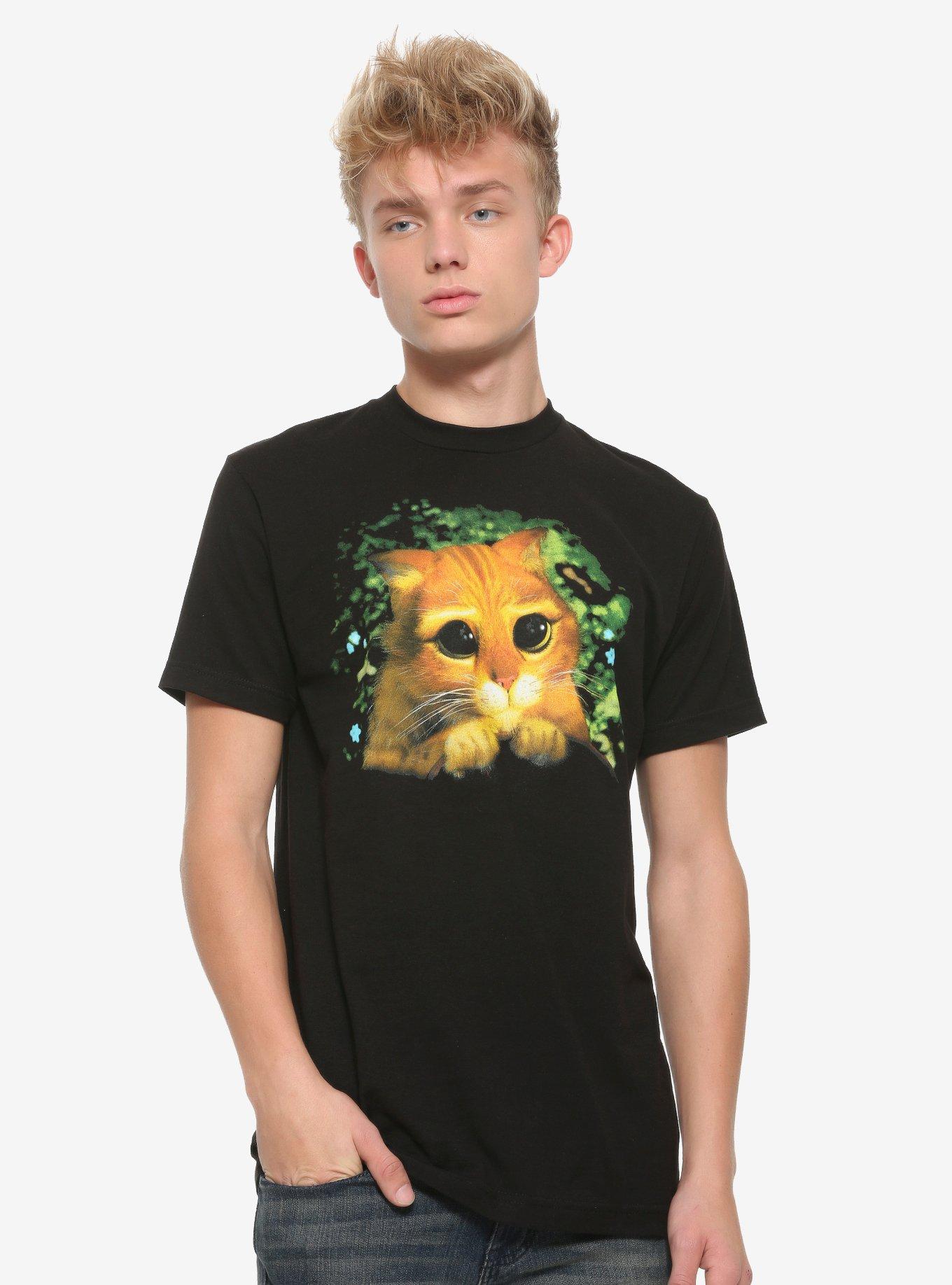Shrek 2 Puss In Boots T-Shirt, BLACK, alternate