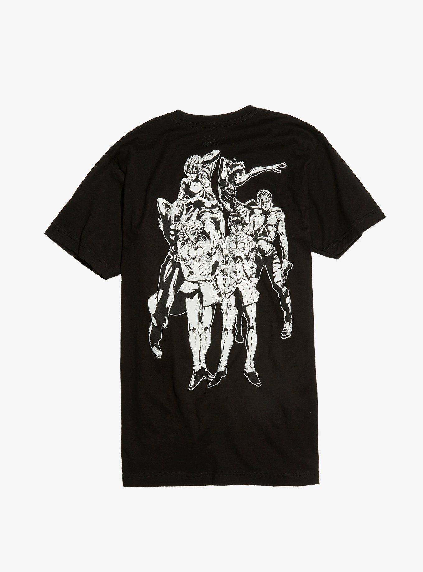 JoJo's Bizarre Adventure: Golden Wind To Be Continued T-Shirt, BLACK, alternate