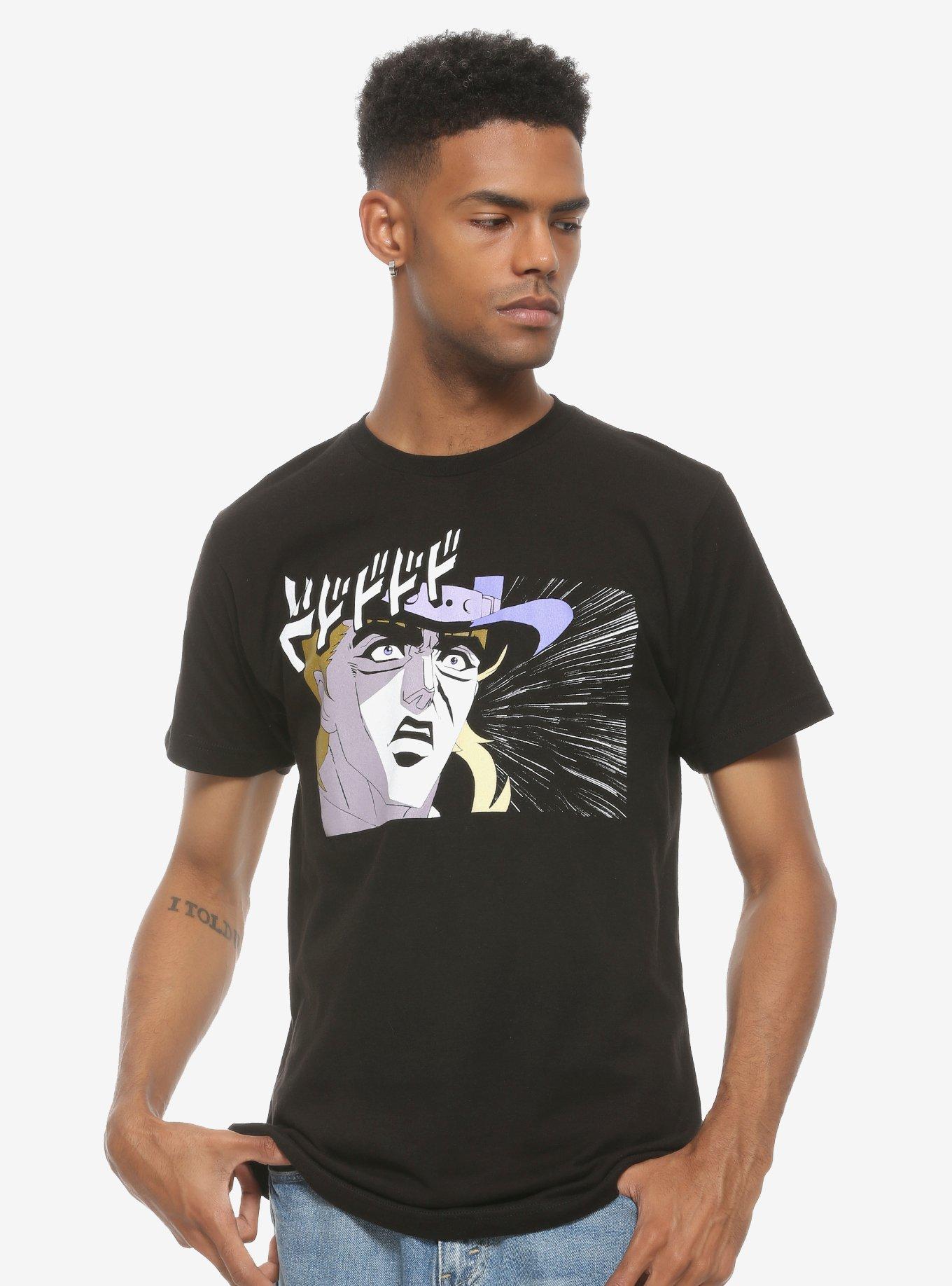 JoJo's Bizarre Adventure: The Animation Robert E. O. Speedwagon T-Shirt, BLACK, alternate