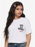 Ariana Grande God Is A Woman Girls T-Shirt, WHITE, alternate