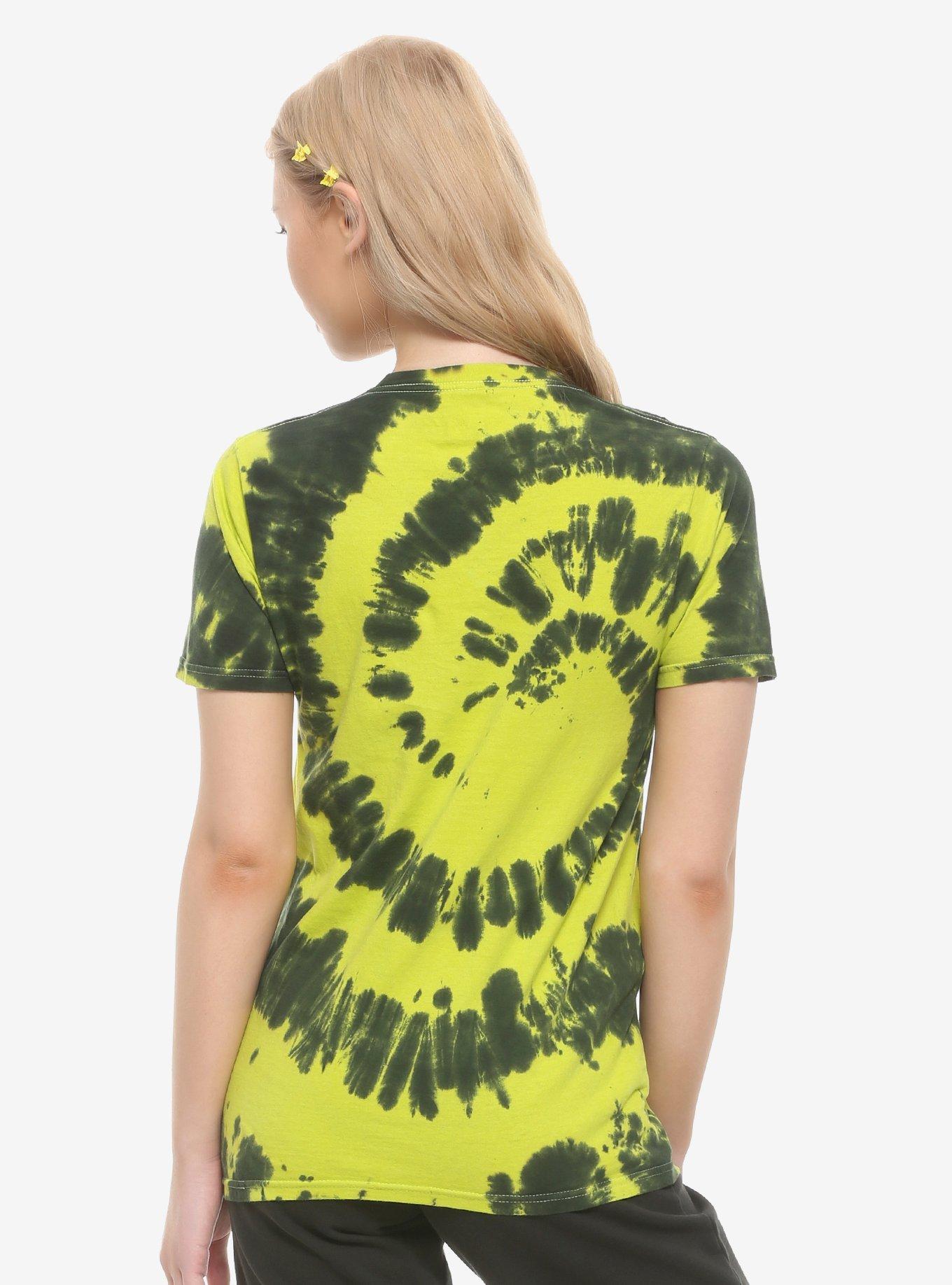 5 Seconds Of Summer Green Tie-Dye Girls T-Shirt, MULTI, alternate