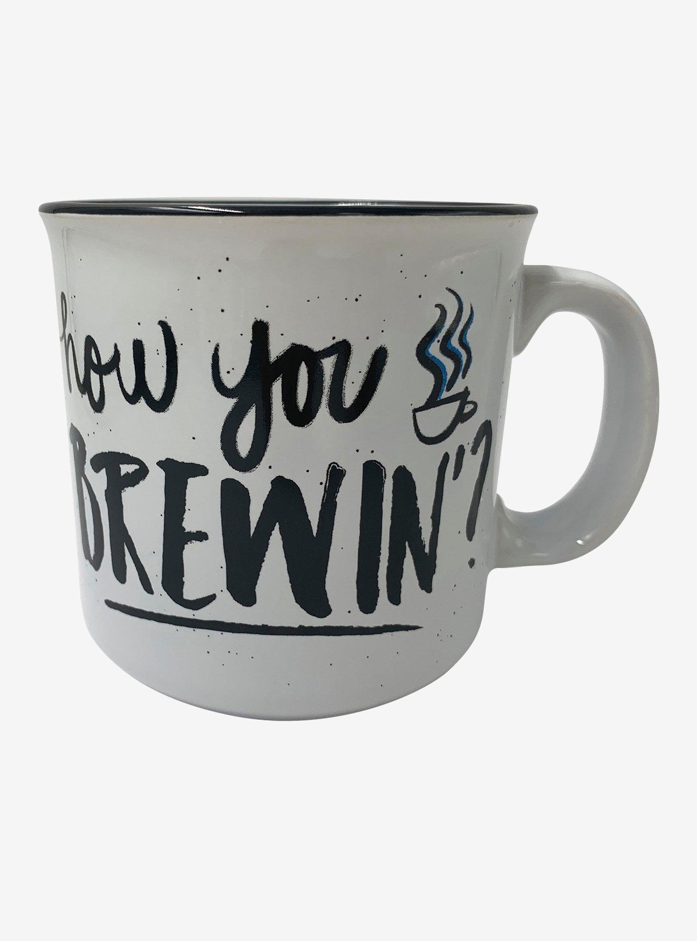 Friends How You Brewin' Camper Mug, , alternate