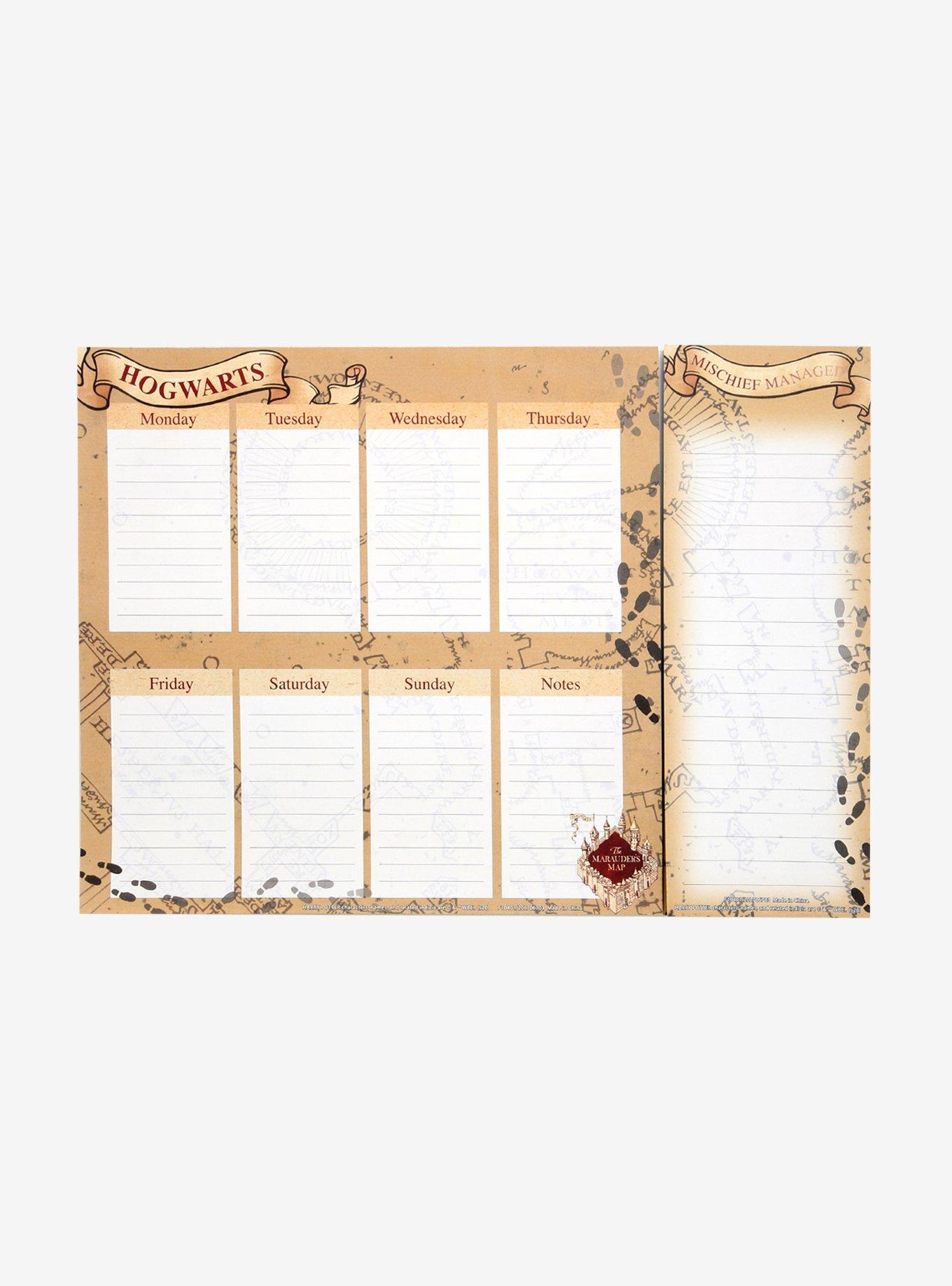 Harry Potter Marauder's Map Desk Planner - BoxLunch Exclusive, , alternate