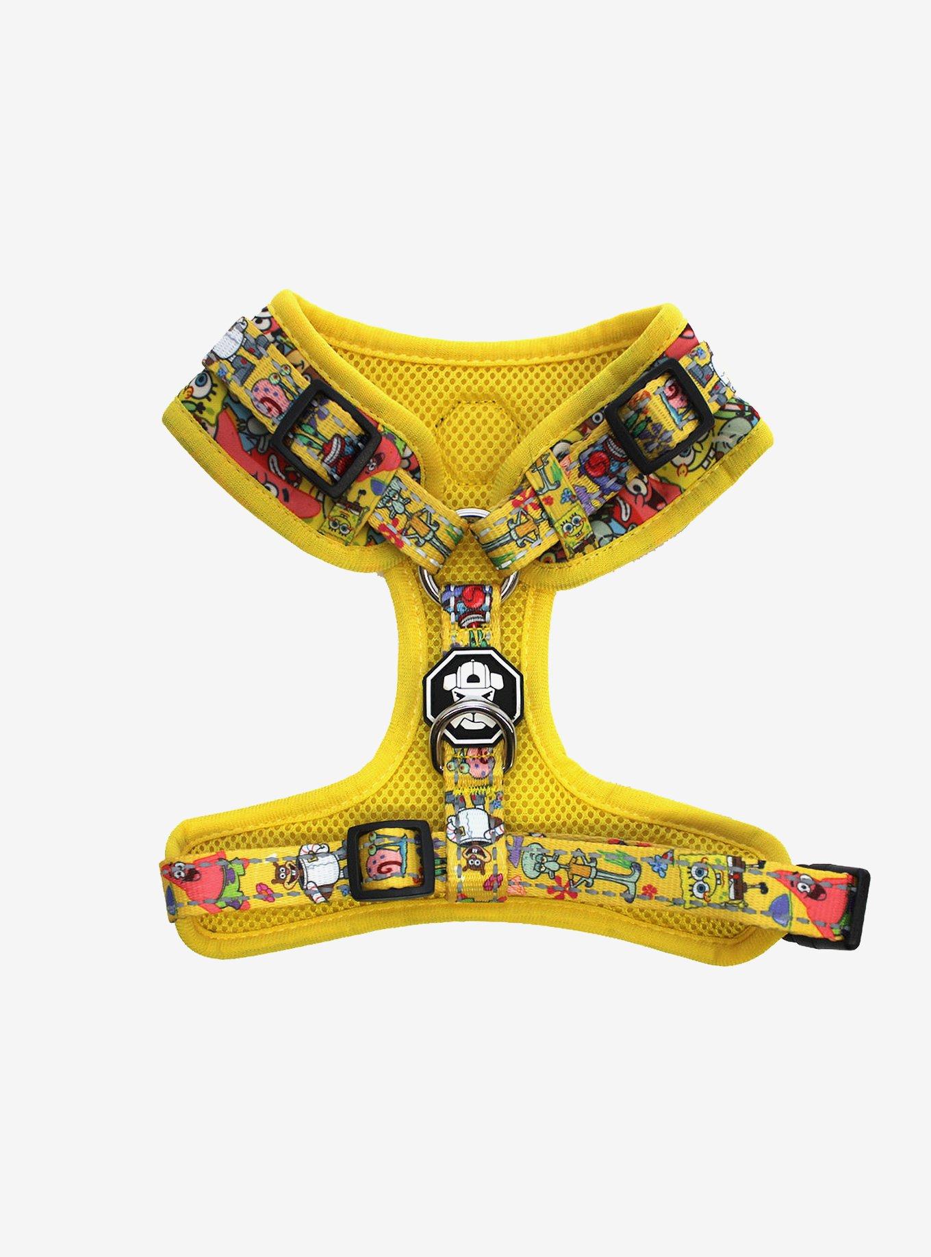 Fresh Pawz x Spongebob Squarepants Spongebob And Friends Adjustable Harness, MULTI, alternate