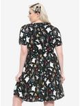 The Nightmare Before Christmas Faux Wrap Dress Plus Size, MULTI, alternate