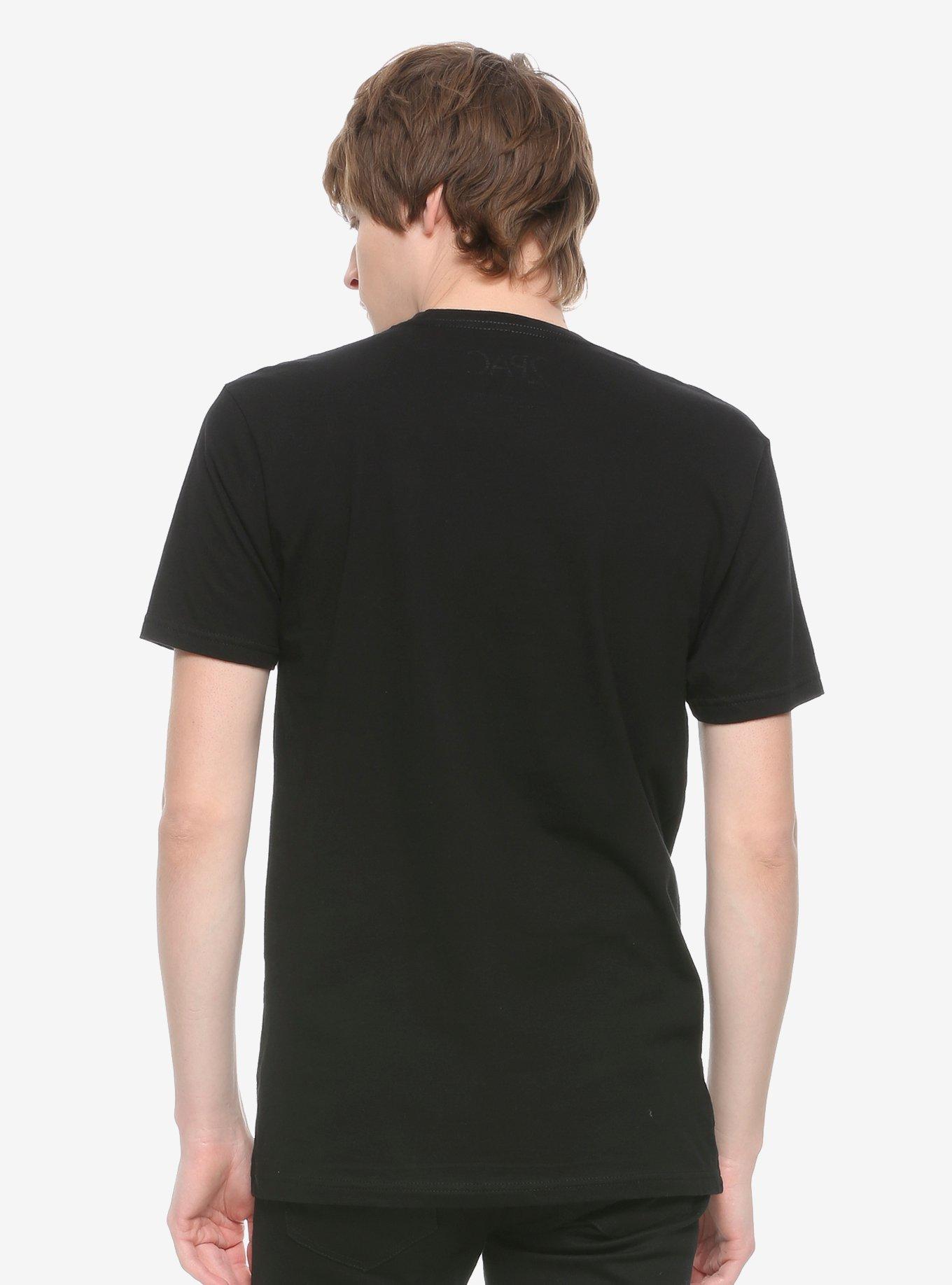 Tupac Rose From Concrete T-Shirt, BLACK, alternate