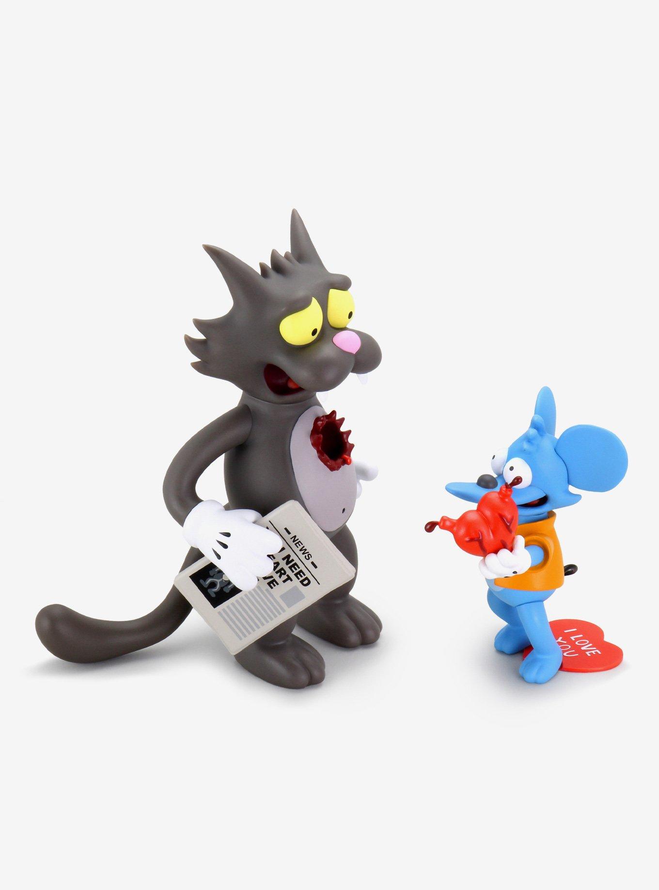 Kidrobot X The Simpsons Itchy And Scratchy Vinyl Figure Set, , alternate