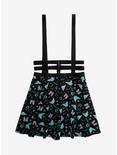 Beetlejuice Strappy Suspender Skirt, MULTI, alternate