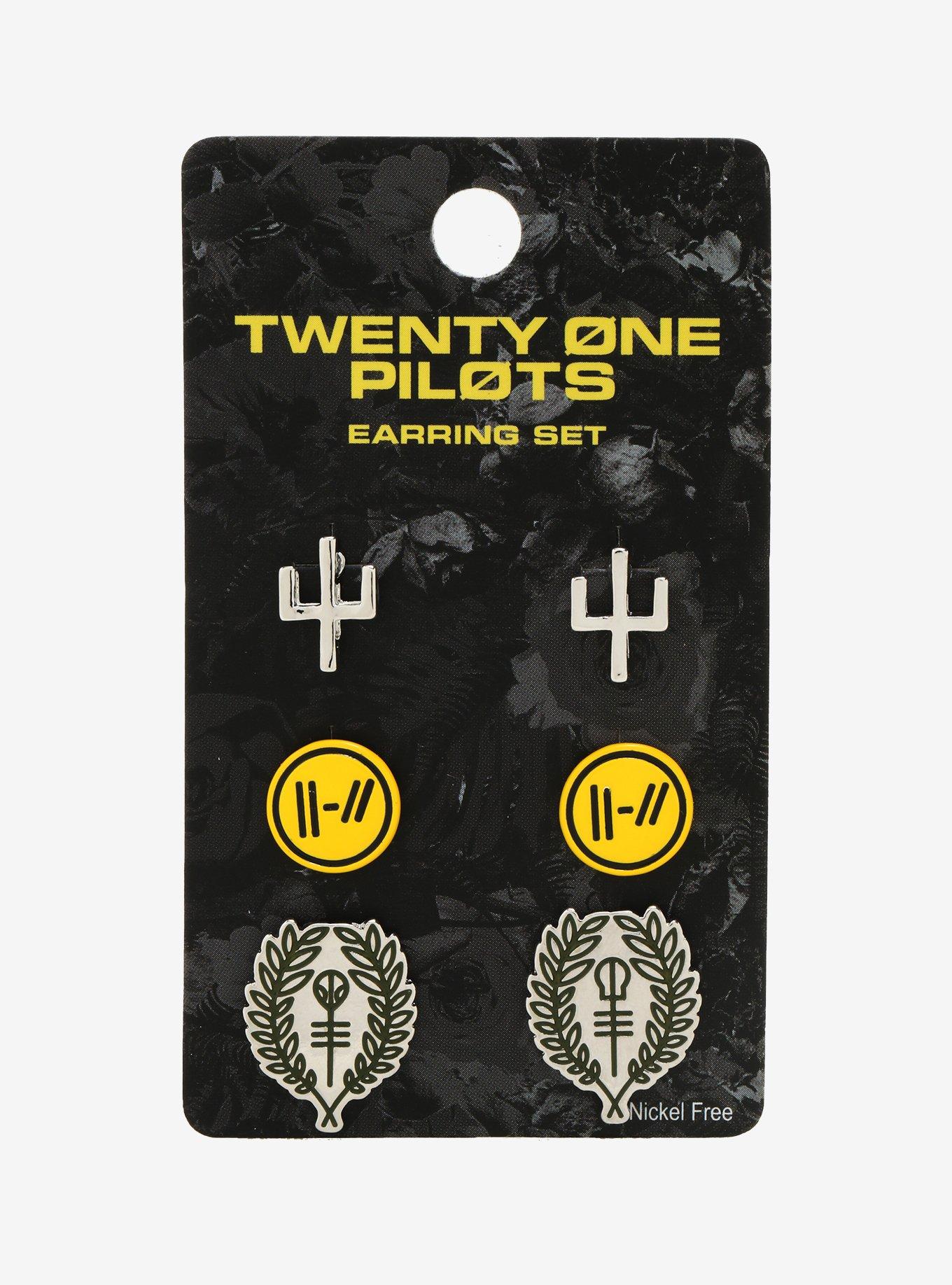 Twenty One Pilots Icons Earring Set, , alternate