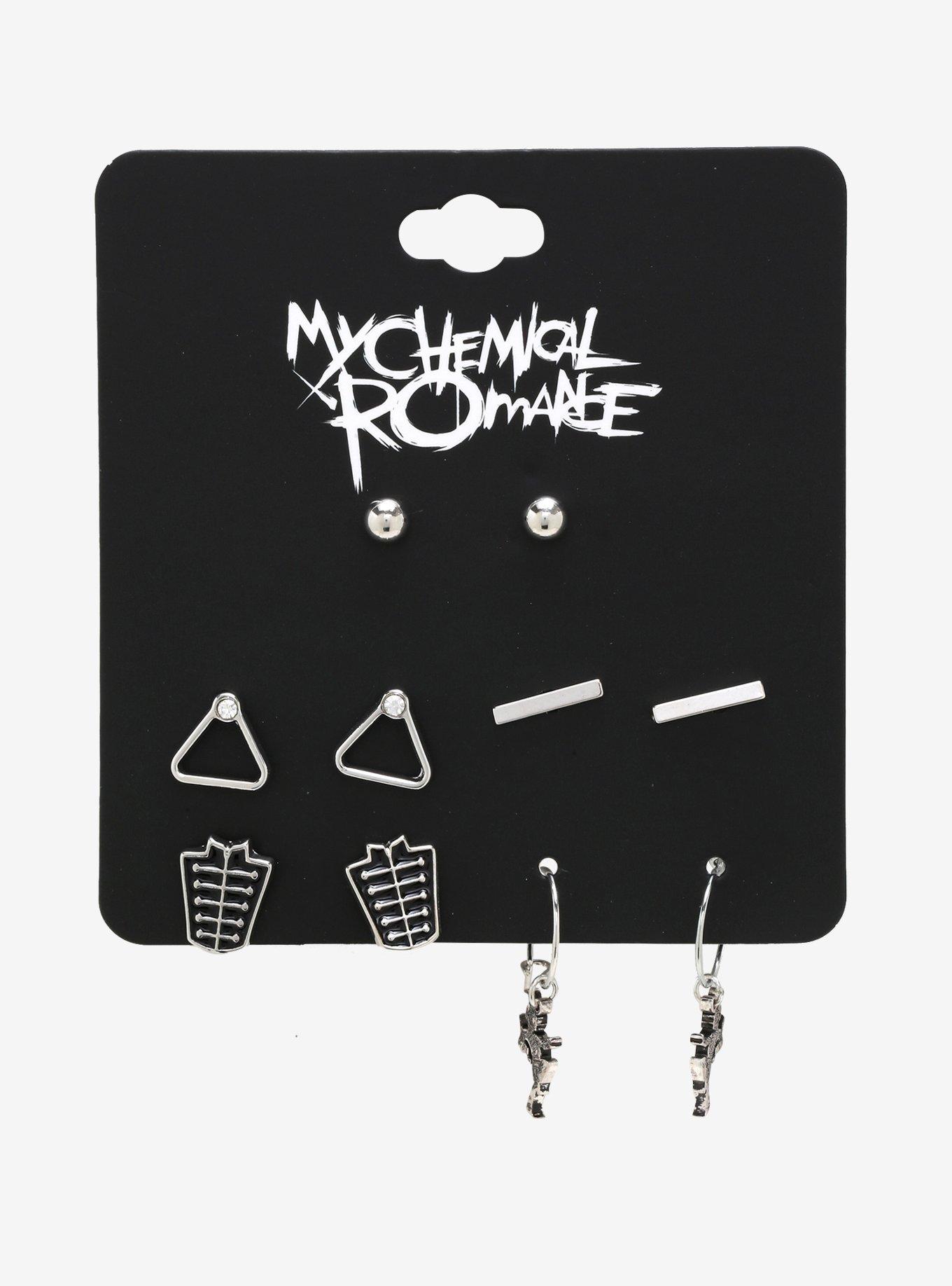 My Chemical Romance Black Parade Earring Set, , alternate