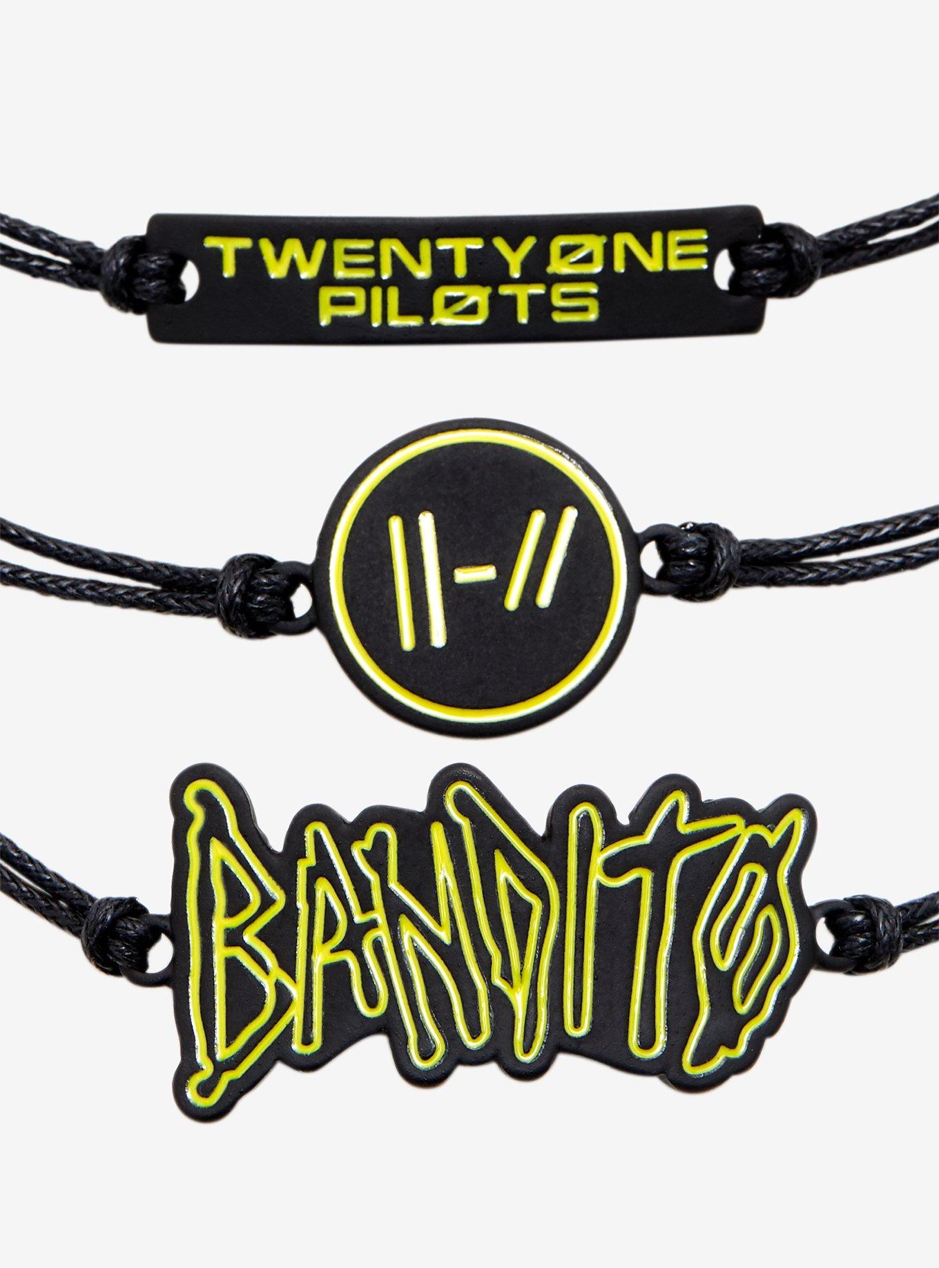Twenty One Pilots Bandito Cord Topic Bracelet Set | Hot