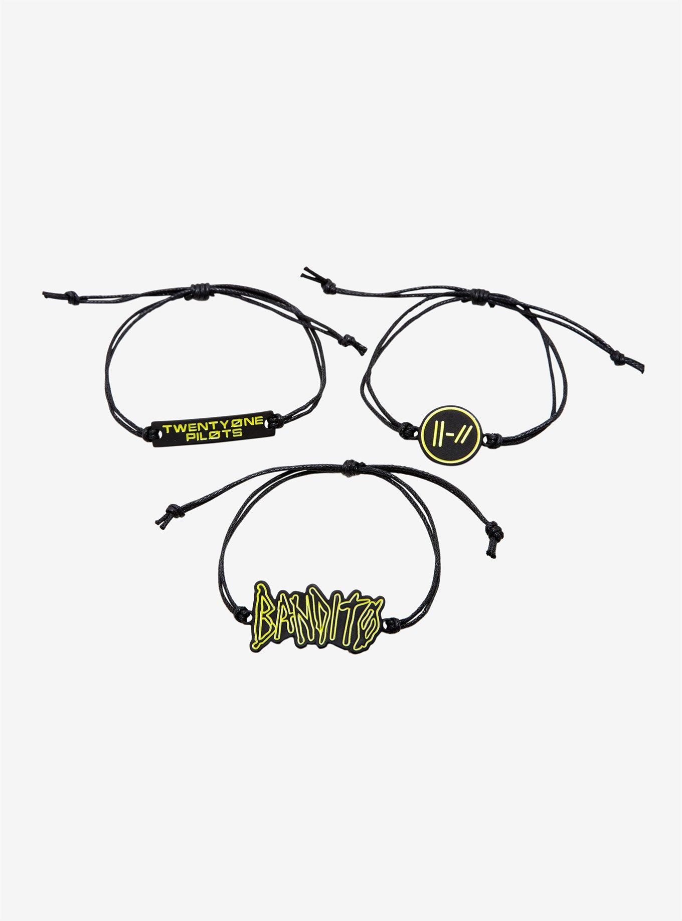 Twenty One Pilots Bandito Cord Bracelet Set | Hot Topic