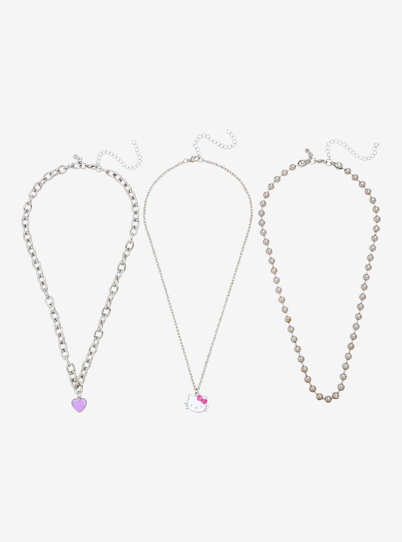 Hello Kitty Chain Necklace Set, , alternate