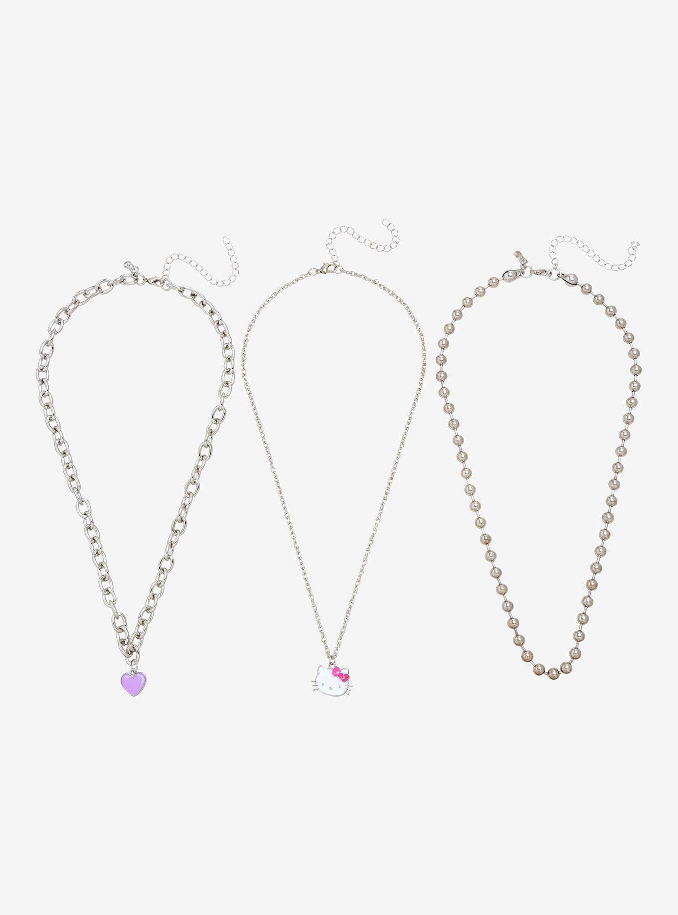 Hello Kitty Chain Necklace Set, , alternate