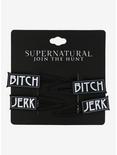 Supernatural Jerk & Bitch Hair Clip Set, , alternate