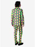 OppoSuits Men's Harleking Mardi Gras Suit, MULTICOLOR, alternate