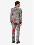 OppoSuits Men's Zombiac Halloween Suit, GREY RED, alternate