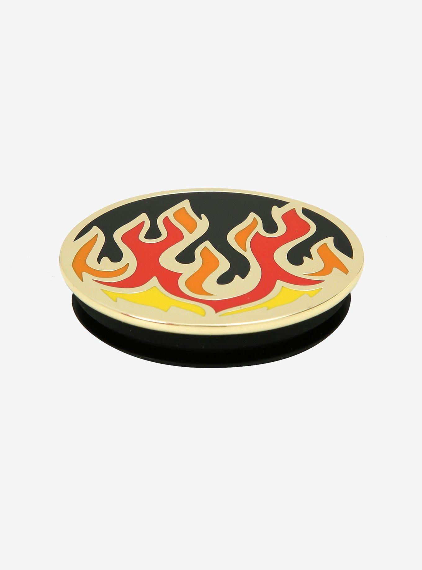 PopSockets Flame Enamel Apple Phone Grip & Stand, , alternate
