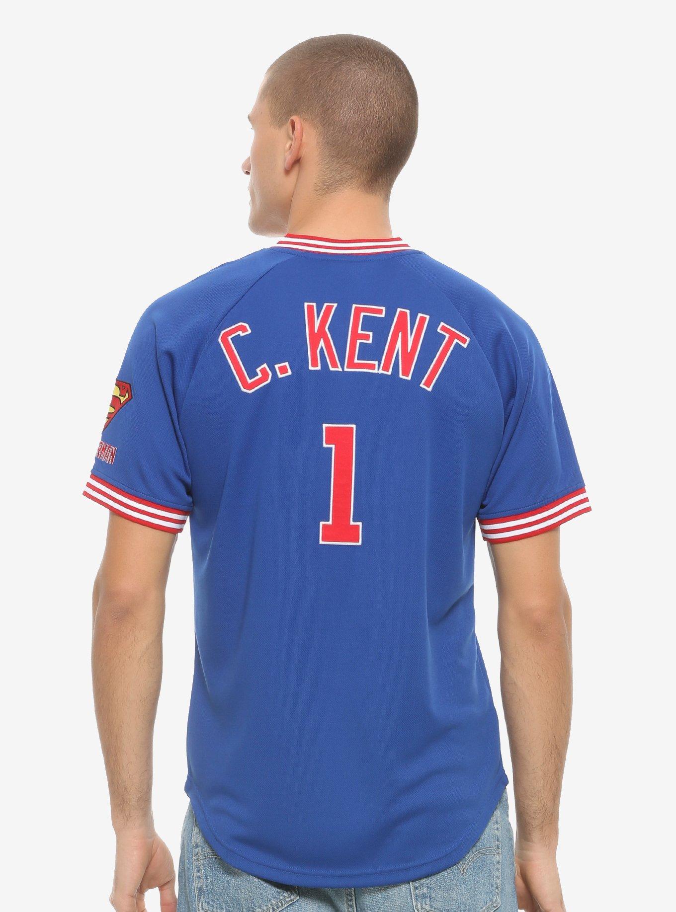 DC Comics Superman Metropolis Jersey - BoxLunch Exclusive, BLUE, alternate