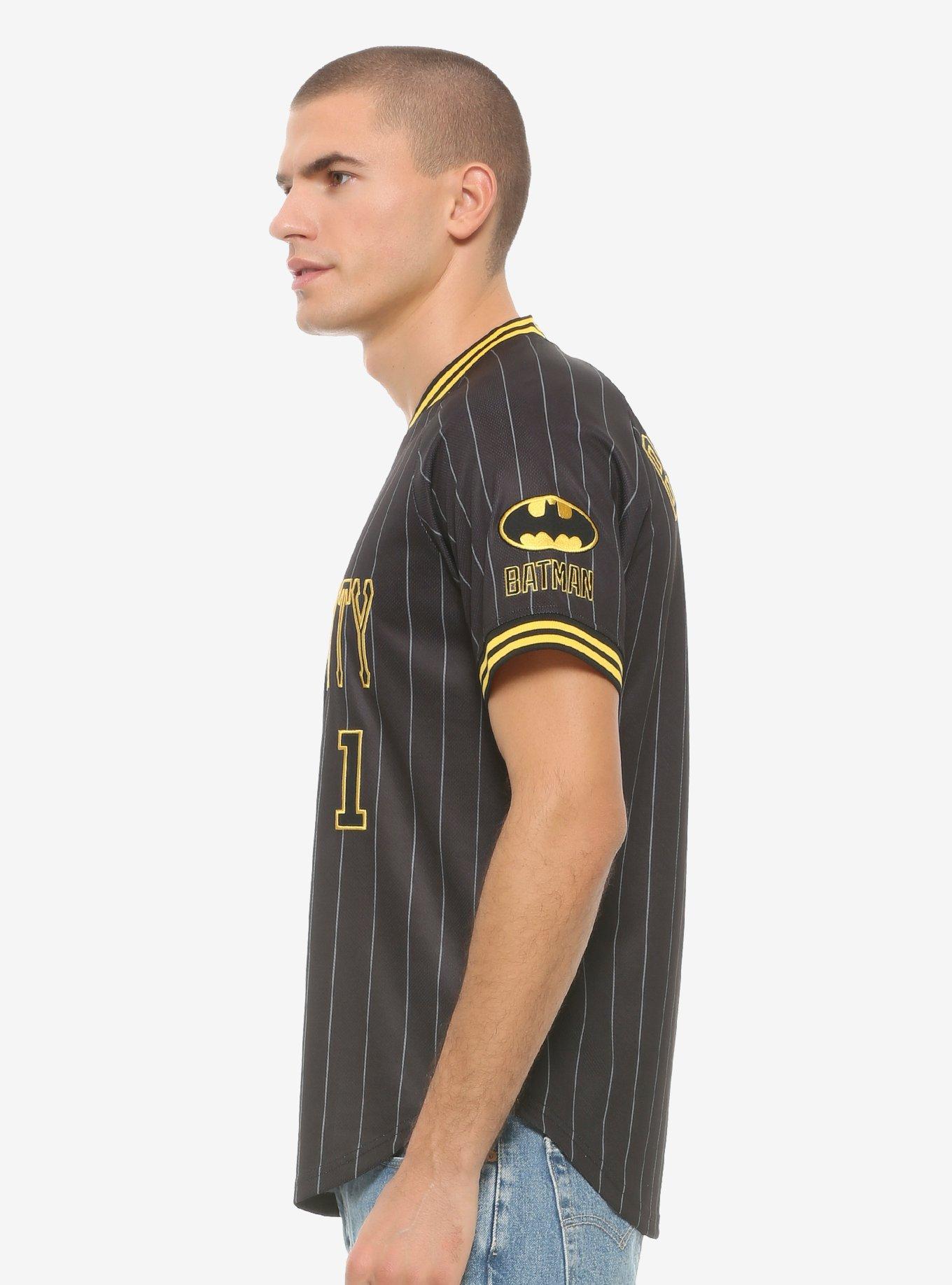 DC Comics Batman Gotham City Jersey - BoxLunch Exclusive, BLACK, alternate