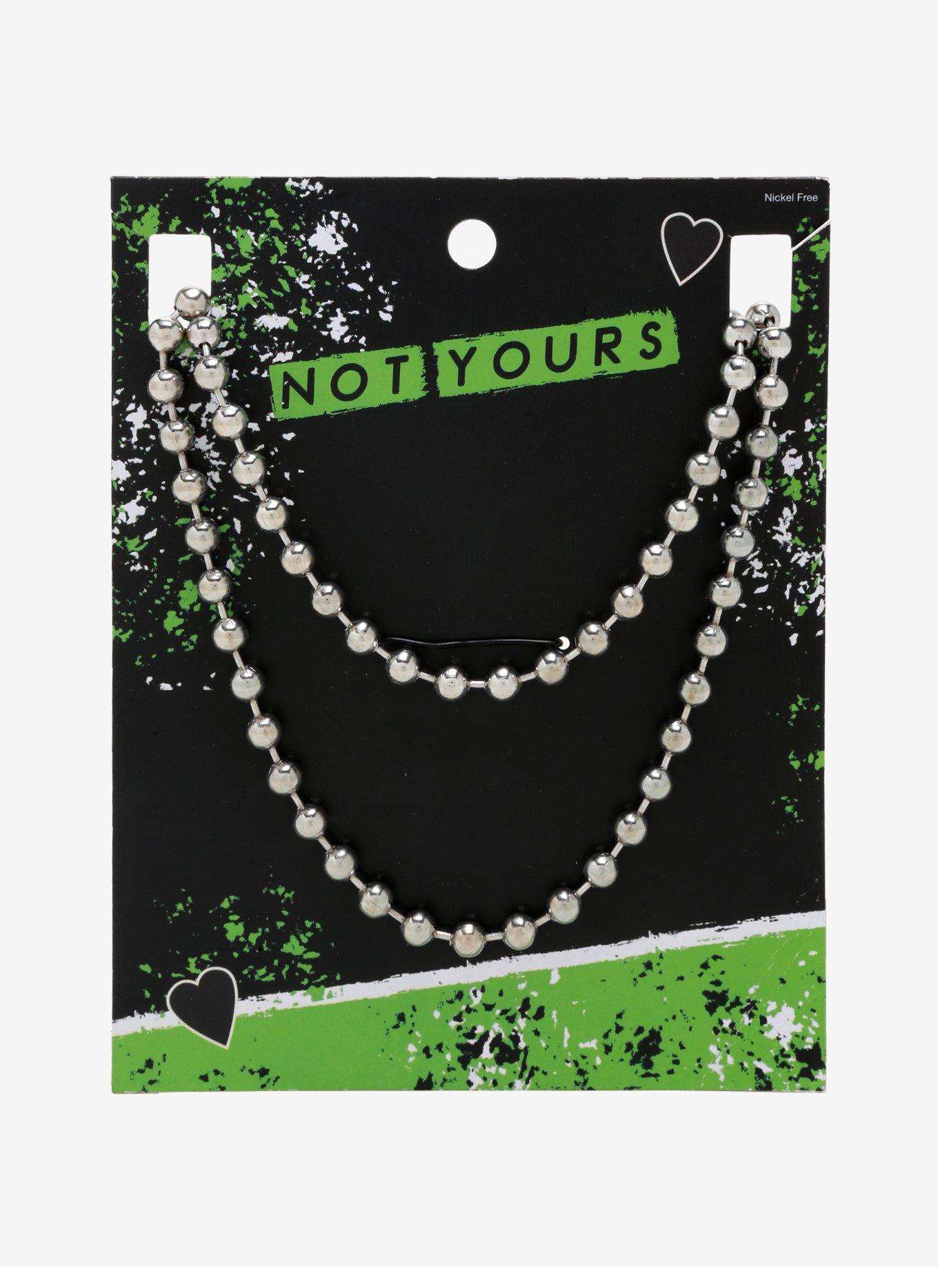 Toggle Ball Chain Necklace, , alternate