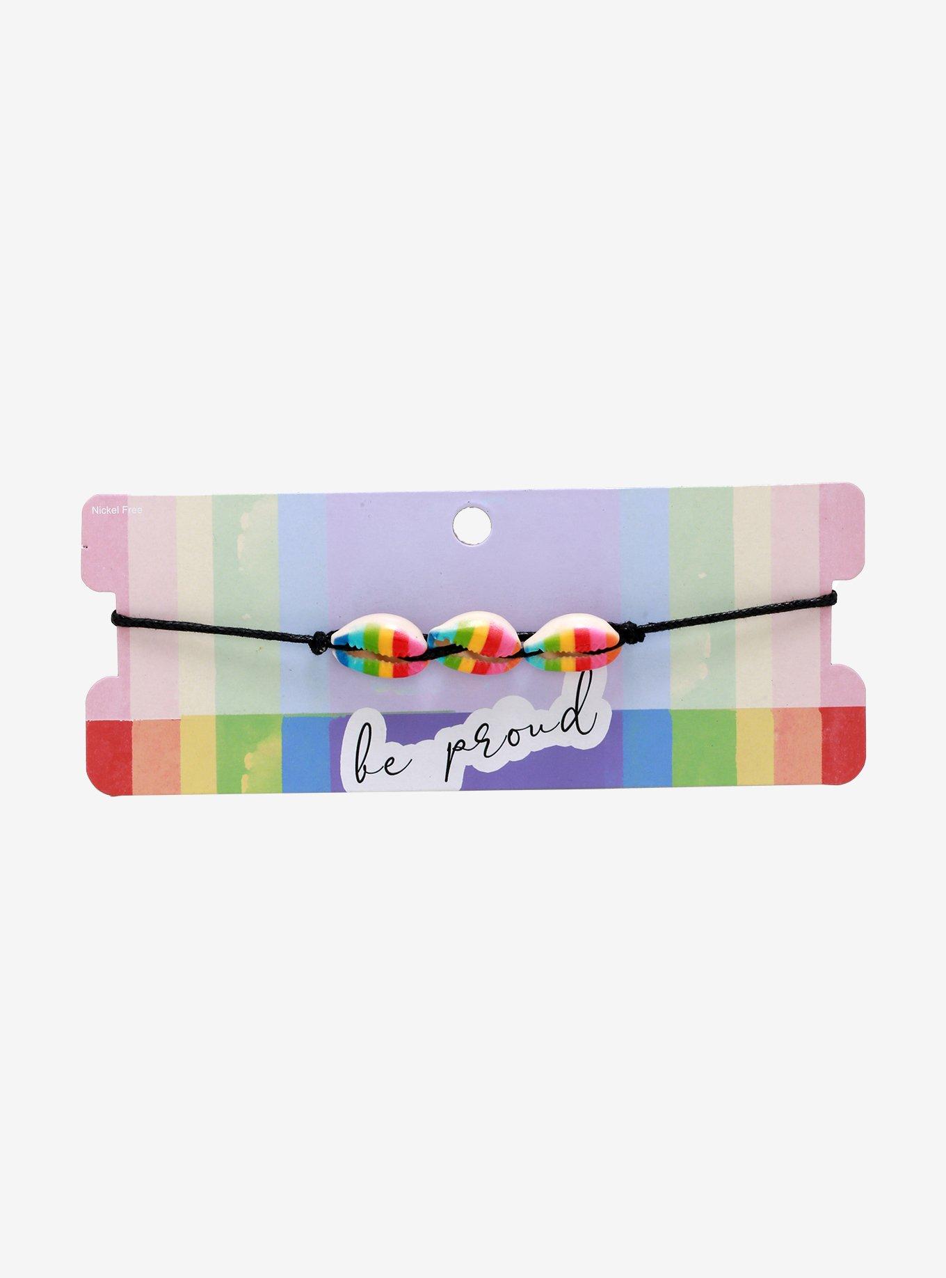 Rainbow Cowrie Shell Choker, , alternate