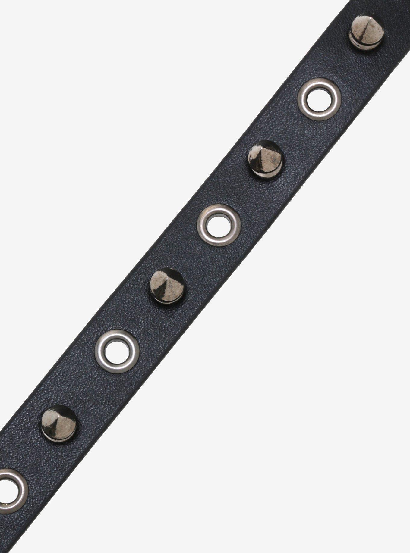 Spikes & Eyelet Choker, , alternate