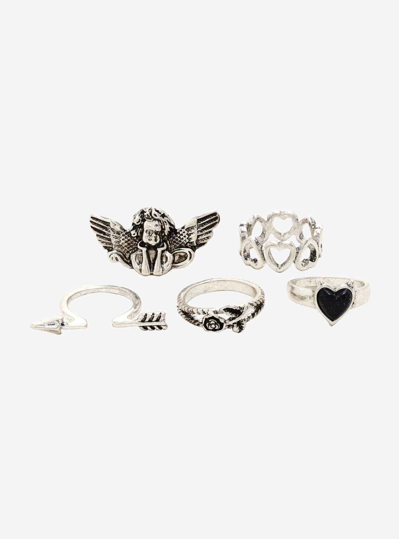 Angel Heart Ring Set, , alternate