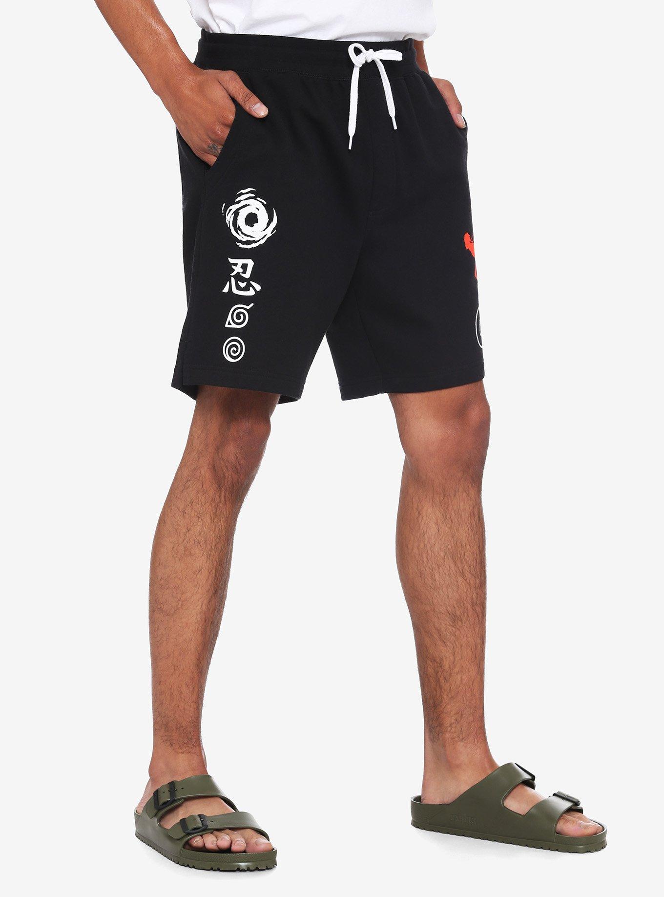 Naruto Shippuden Icon Volley Shorts, BLACK, alternate