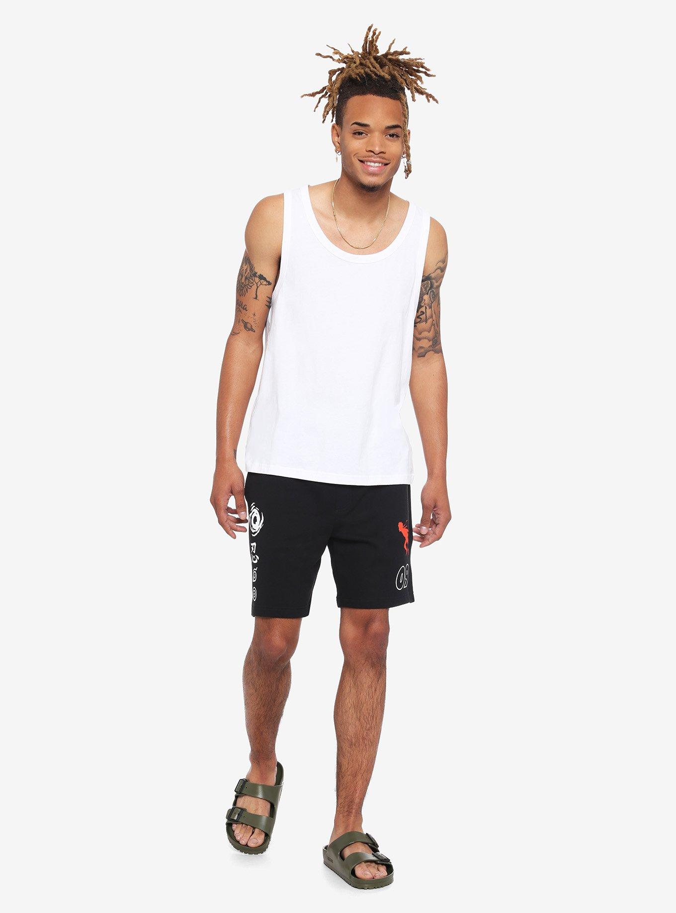 Naruto Shippuden Icon Volley Shorts, BLACK, alternate