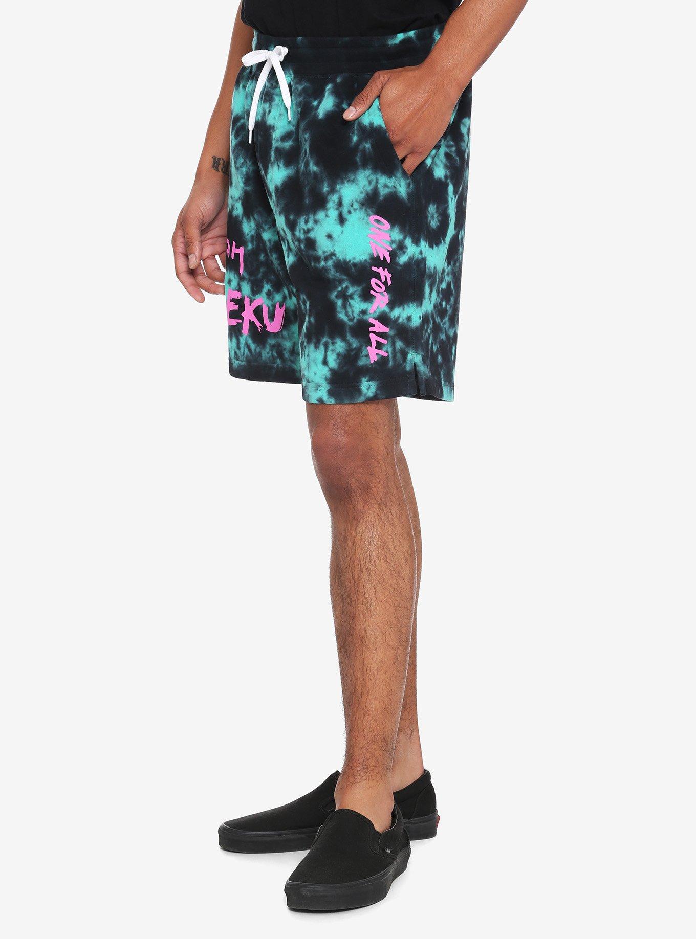 My Hero Academia Deku Tie-Dye Volley Shorts, TIE DYE, alternate