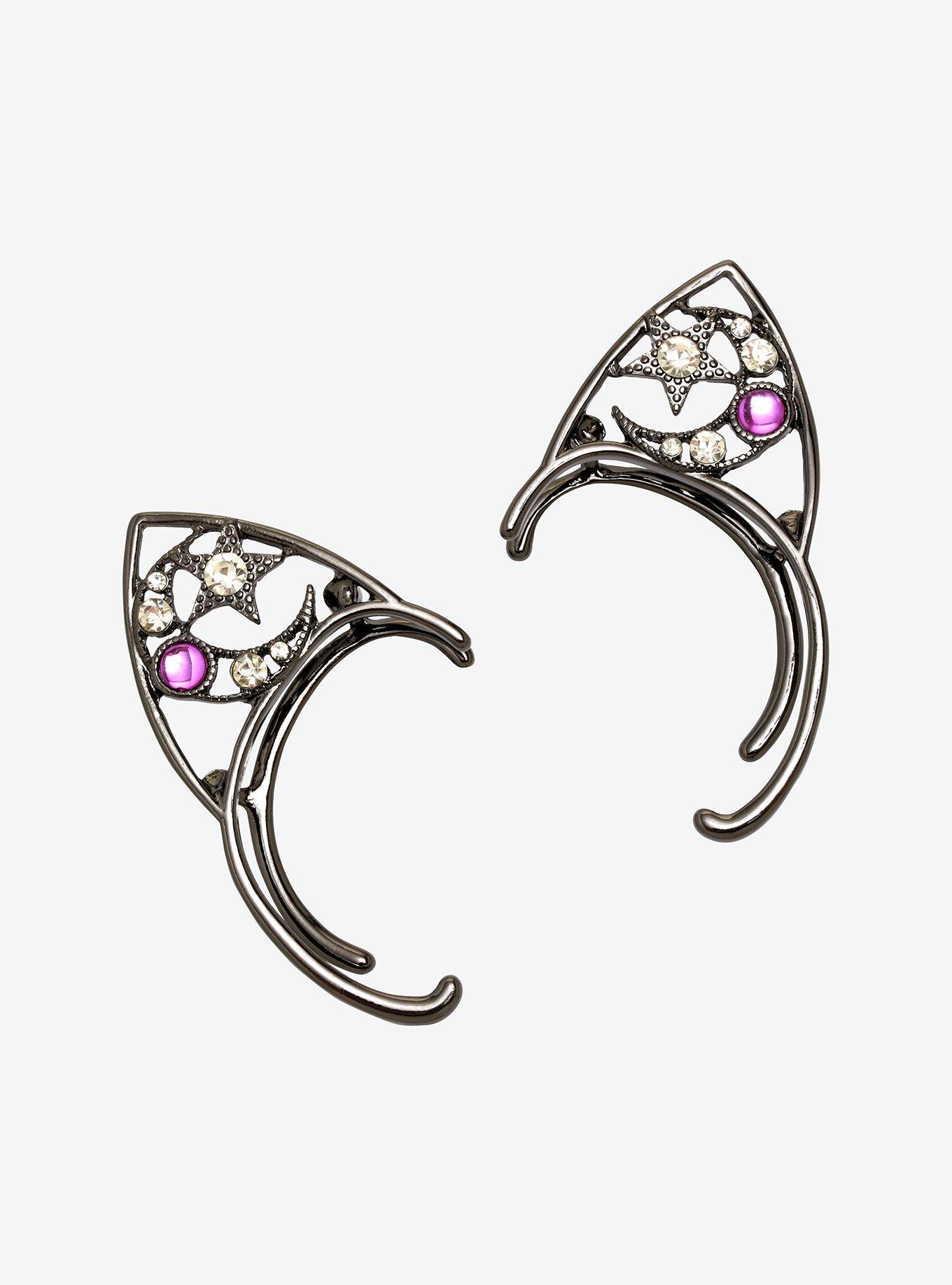 Celestial Cat Ear Cuff Set, , alternate