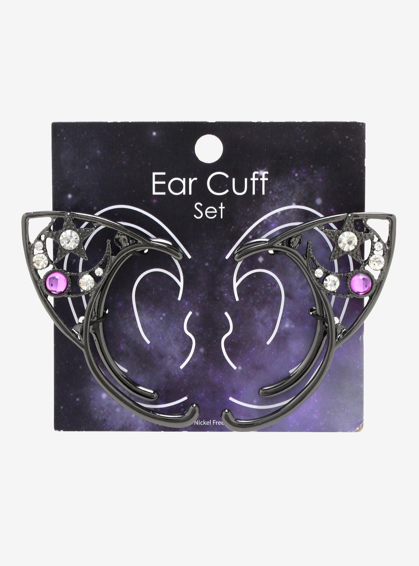 Celestial Cat Ear Cuff Set, , alternate