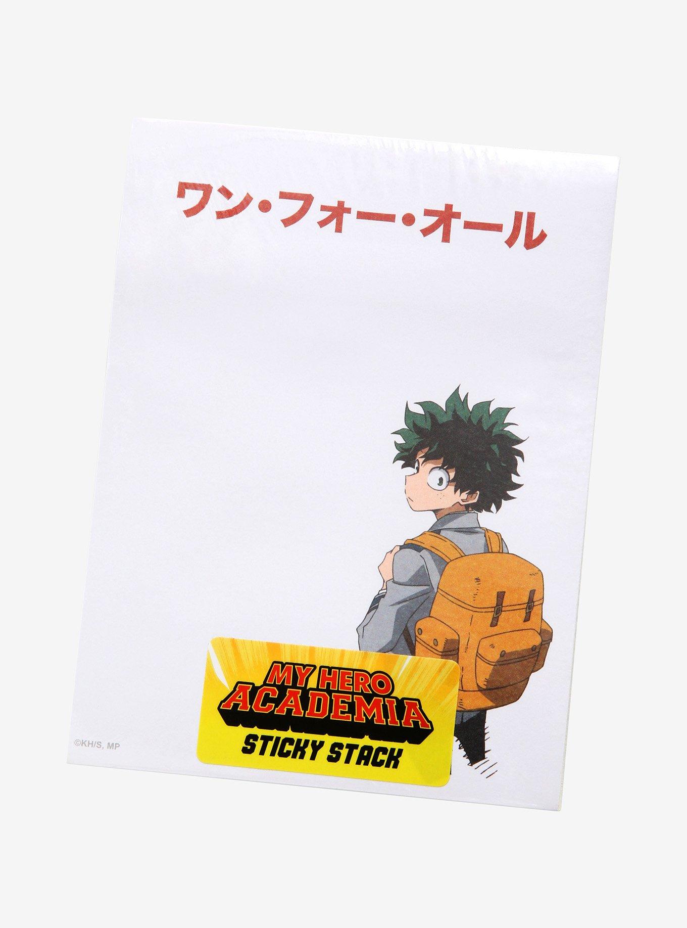 My Hero Academia Deku Katakana Sticky Notes, , alternate