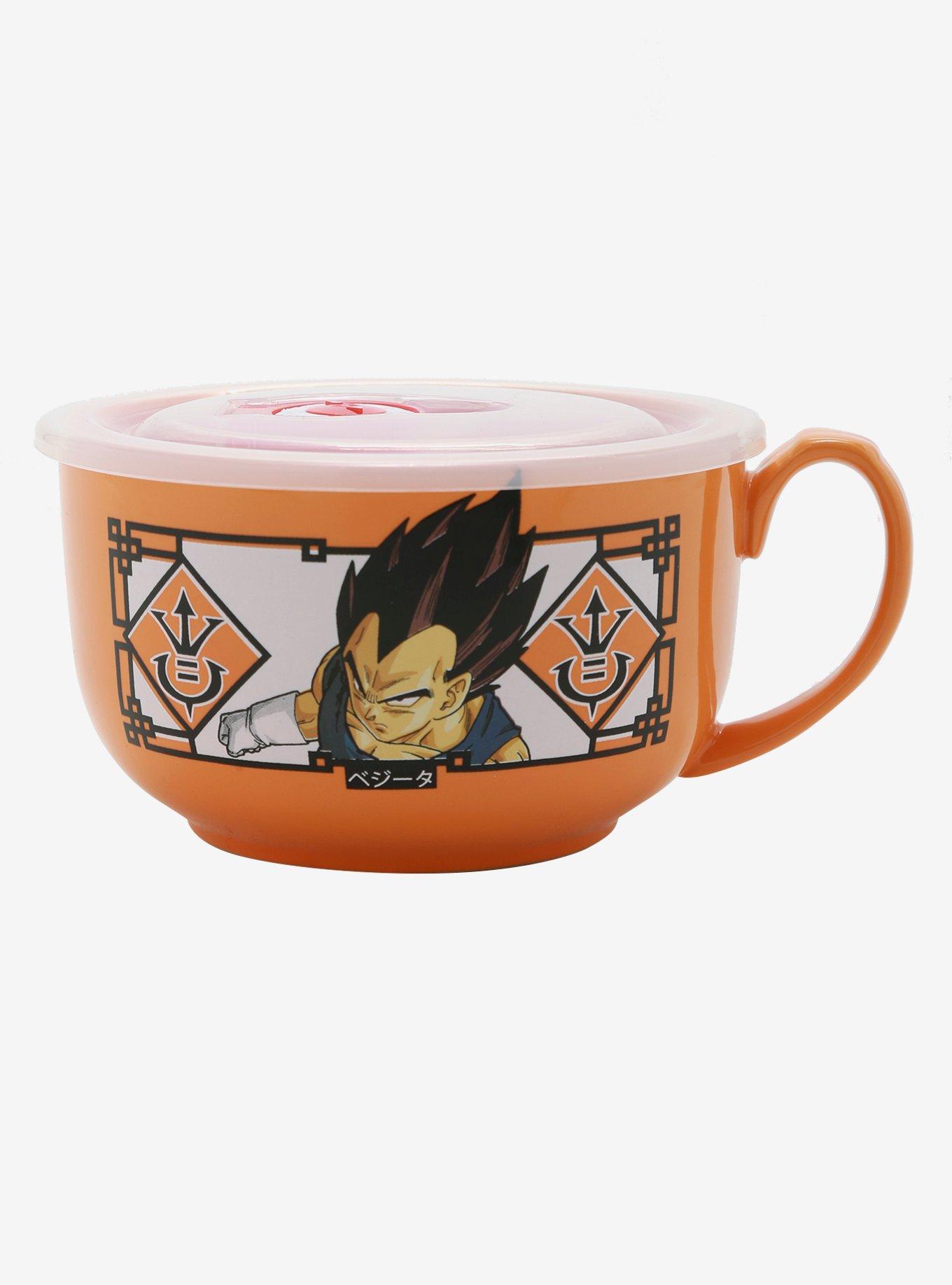 Dragon Ball Z Goku & Vegeta Soup Mug with Lid, , alternate