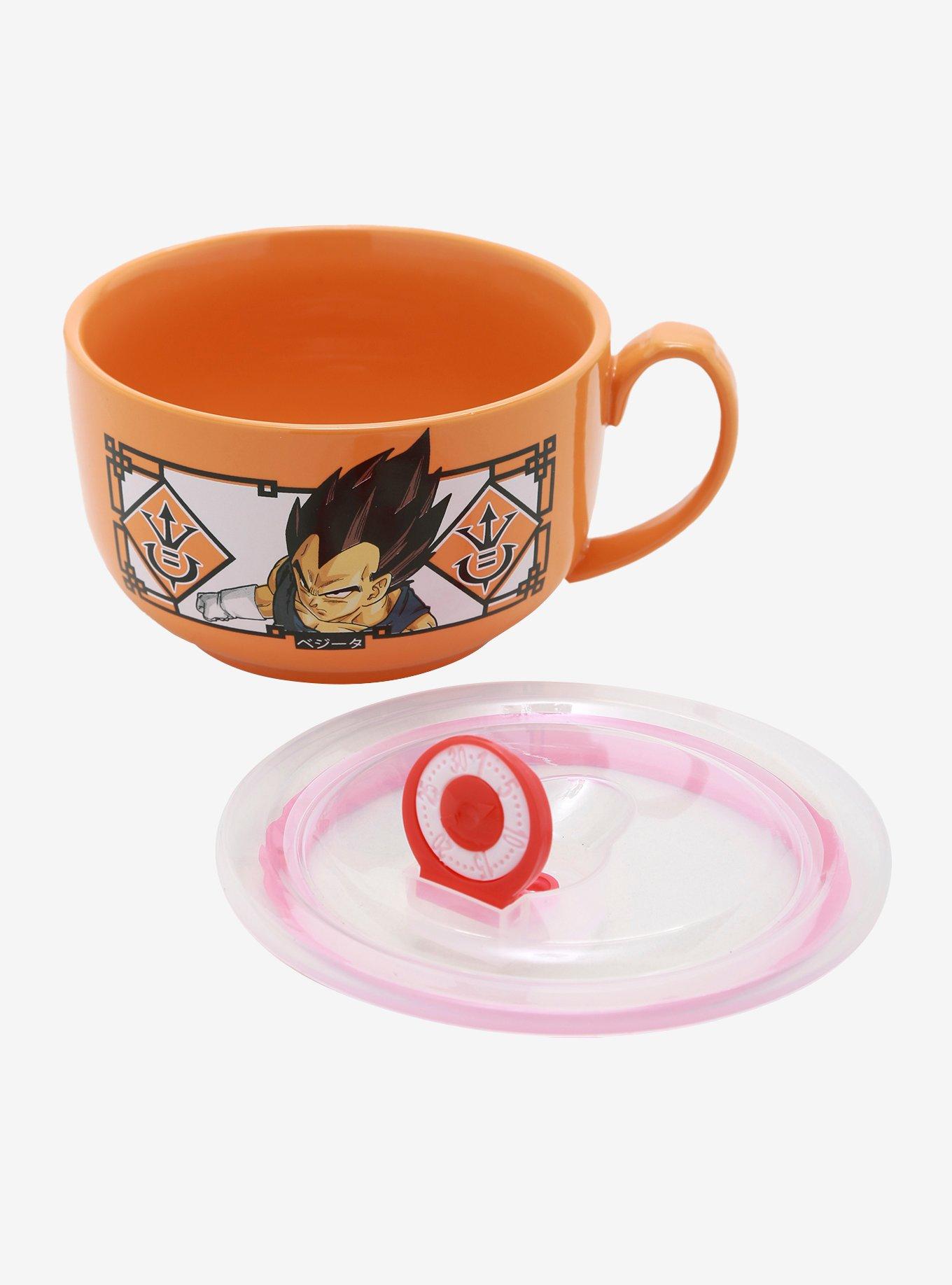 Dragon Ball Z Goku & Vegeta Soup Mug with Lid, , alternate