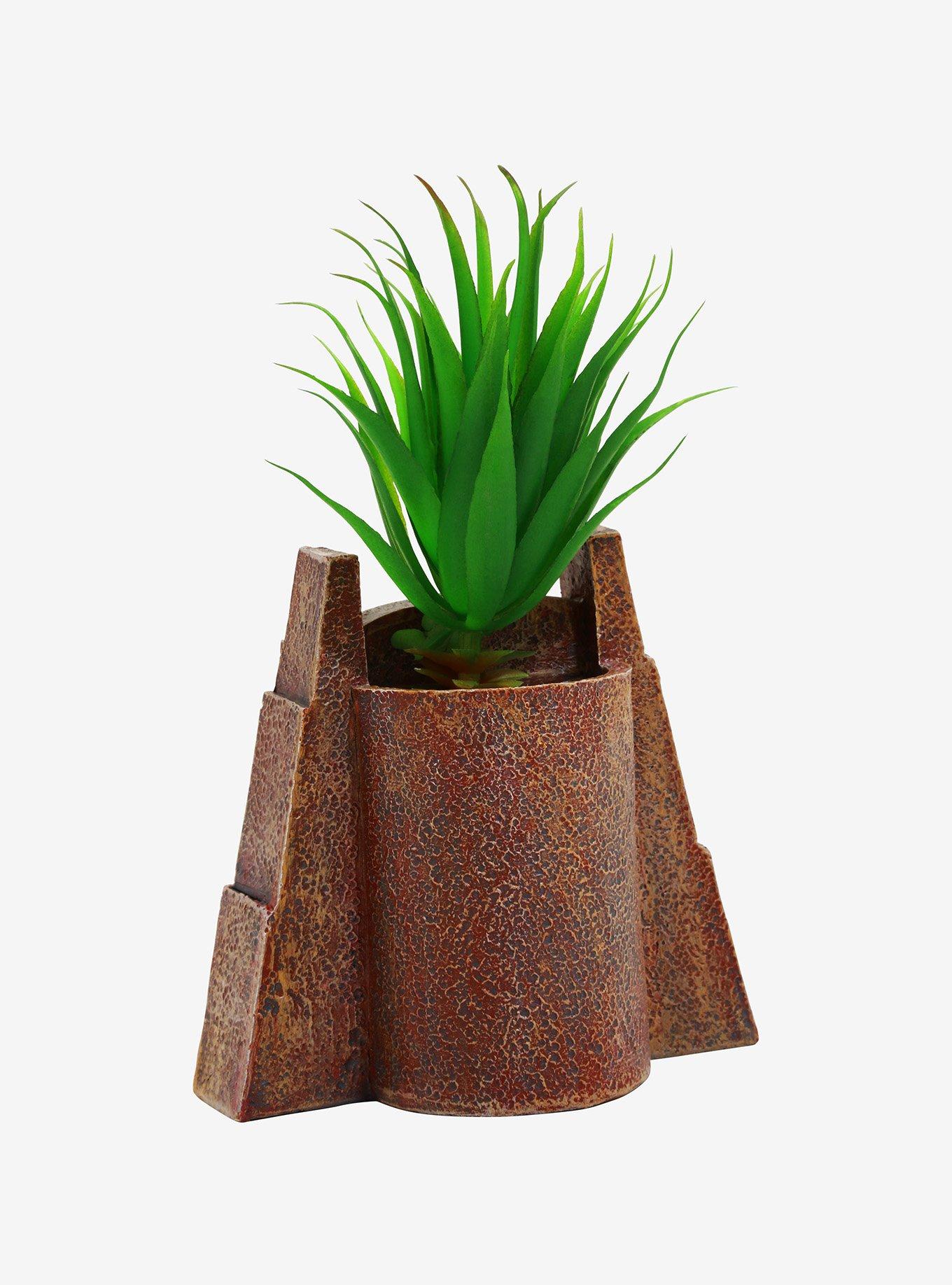 Jurassic Park Gates Faux Succulent Planter, , alternate