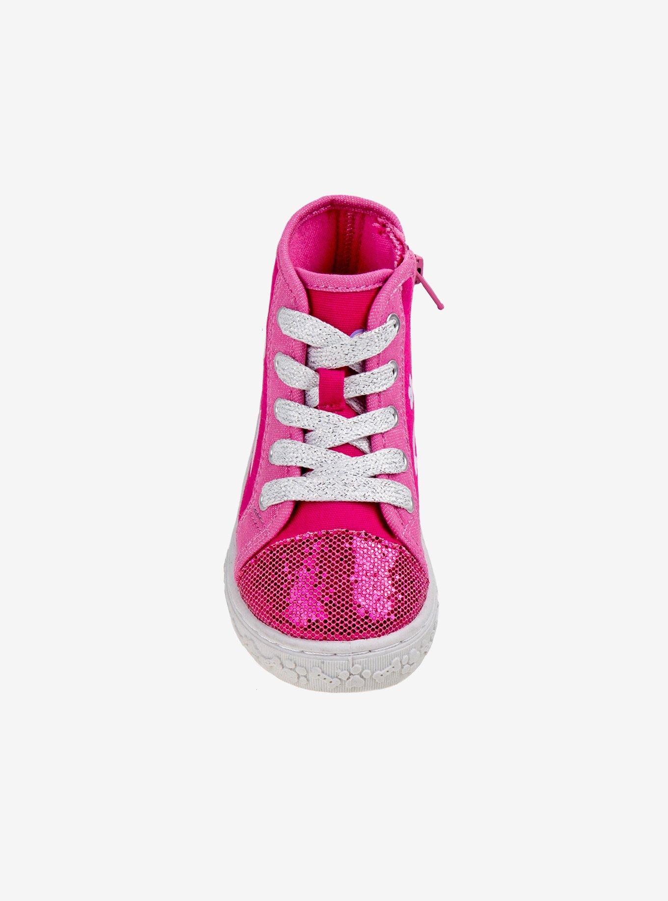 Paw Patrol Girls Pink Canvas Sneakers, PINK, alternate