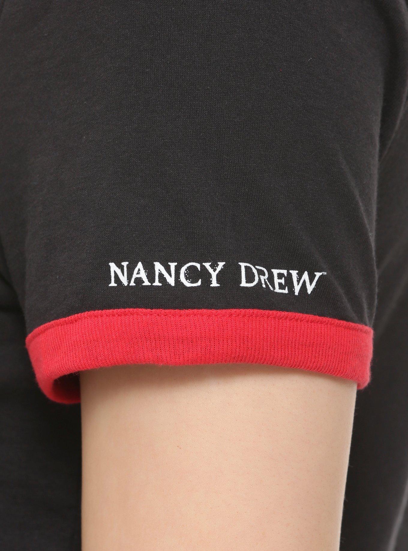 Nancy Drew The Bayside Claw Diner Girls Ringer T-Shirt, MULTI, alternate