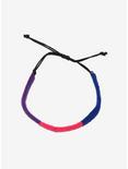 Bisexual Pride Flag Braided Cord Bracelet, , alternate