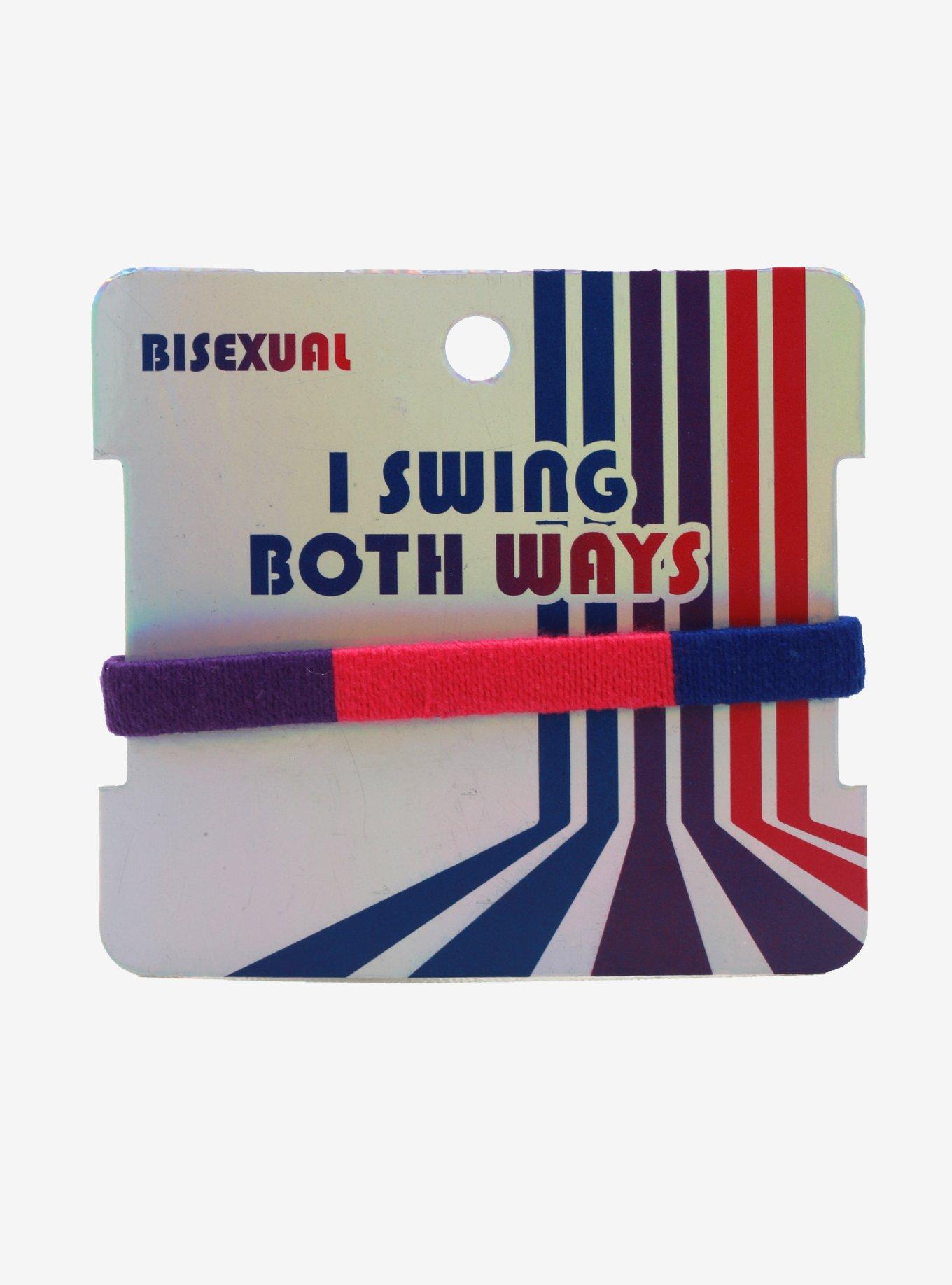 Bisexual Pride Flag Braided Cord Bracelet, , alternate